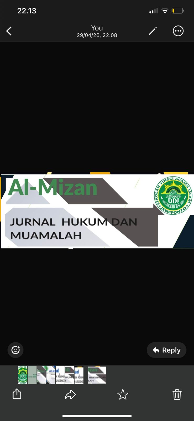 Al-Misan : Jurnal Hukum & Muamalah